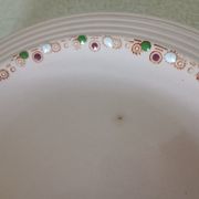 5 assiettes terre de fer Longwy