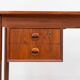 Teak drop-leaf desk