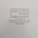 Ensemble country ware