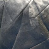 Sofa by De Pas, D'Urbino and Lomazzi, France, 1980s, black leather, Cinna