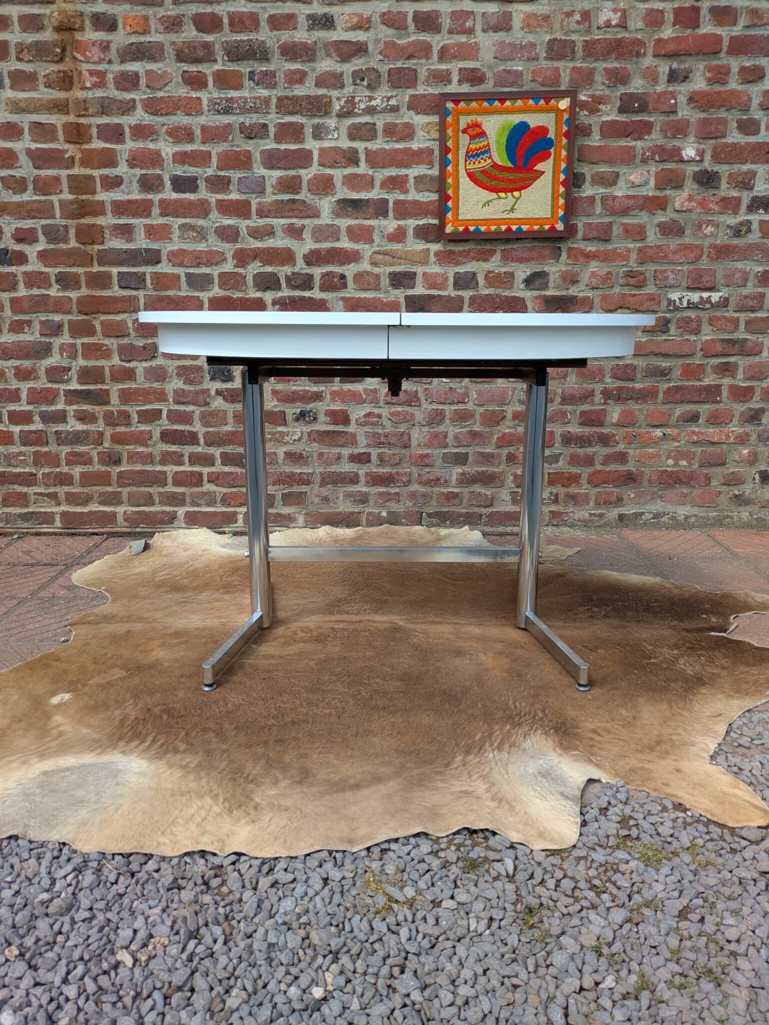 Table ronde extensible