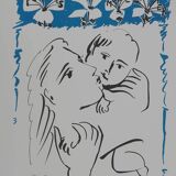 Pablo Picasso: Maternal Love, signed lithograph