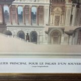 Framed architectural litho