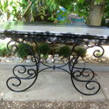 Old wrought iron console