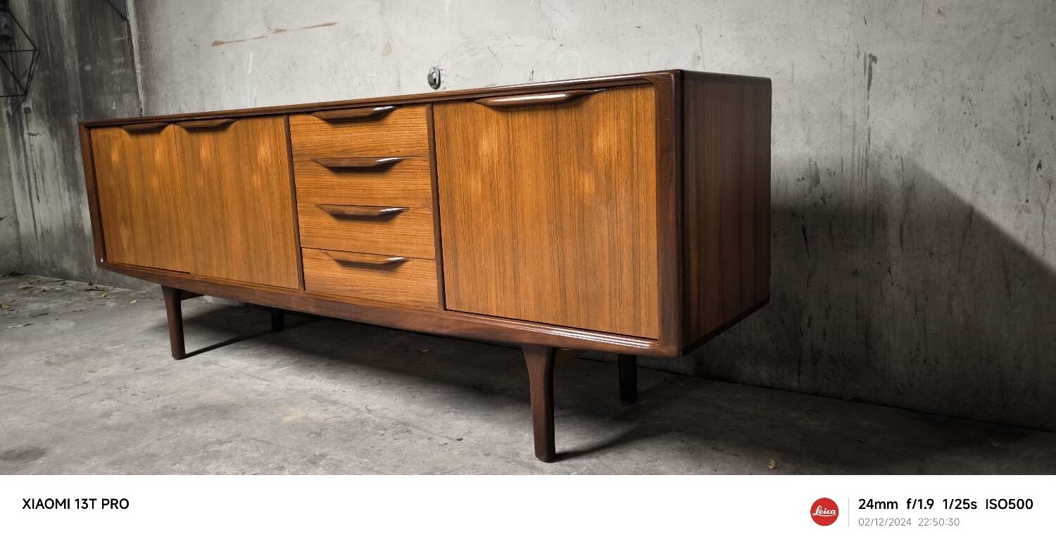 Vintage Scandinavian teak sideboard 1960