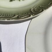 6 Gien dessert anemones opaque porcelain porcelain