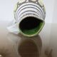 Green and grey ceramic pitcher 60s