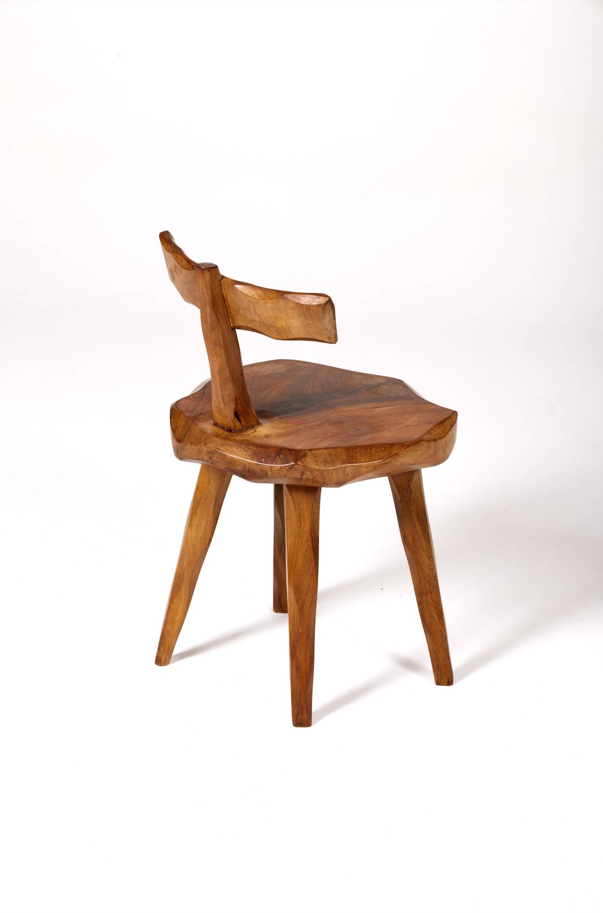 Butalist chair in olive tree, 1960s