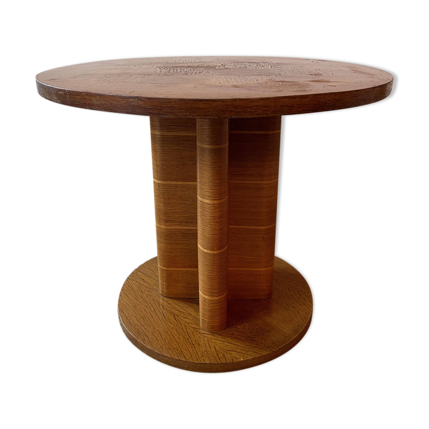 Vintage marquetry coffee table, France 1950s