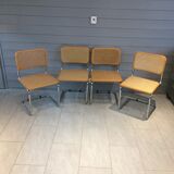 Set of 4 chairs B32 by Marcel Breuer