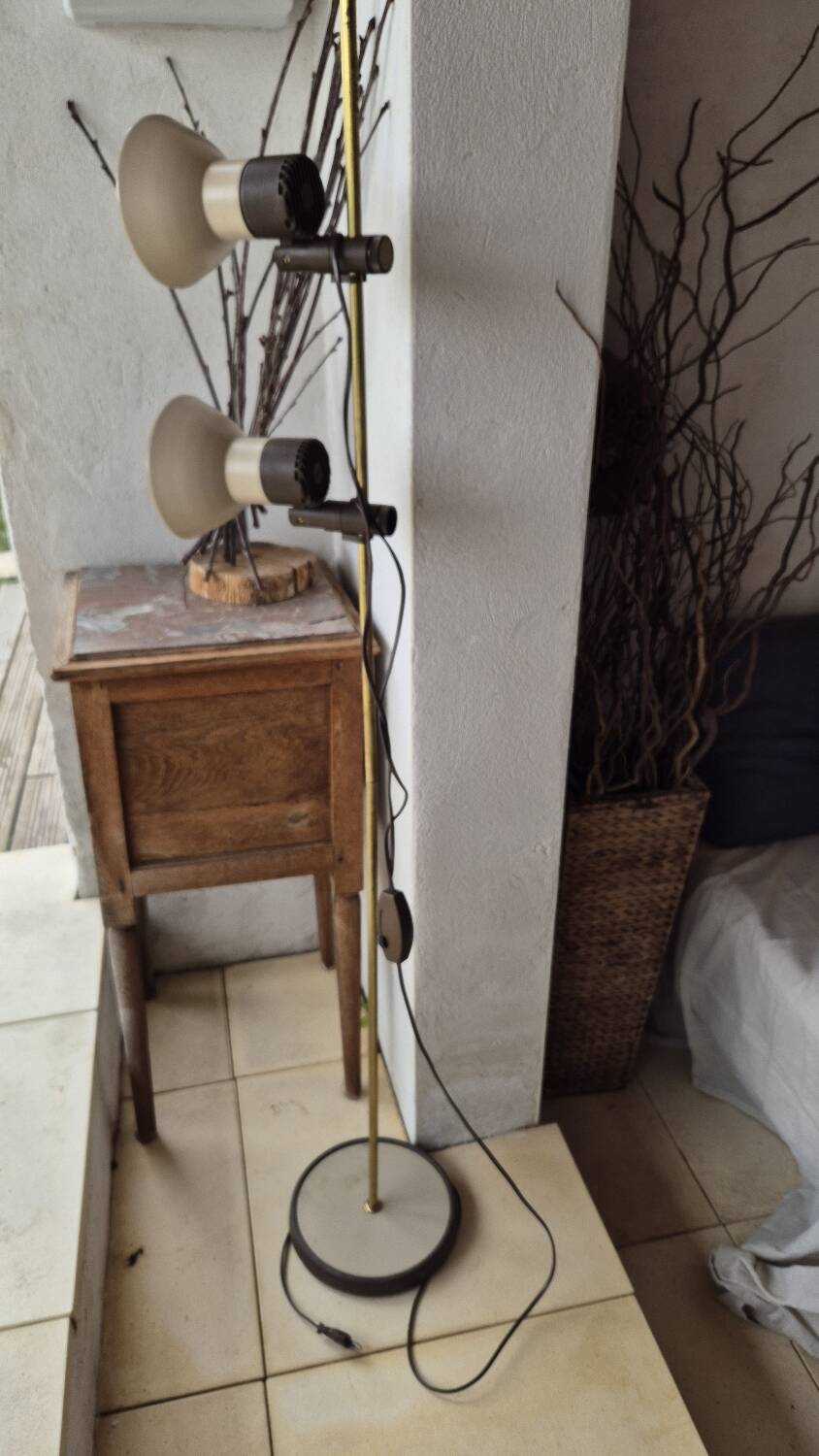 1960s spotlight floor lamp