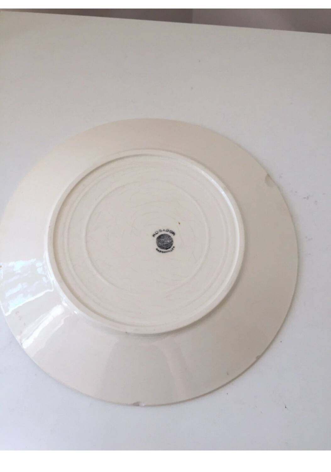 Badonviller Rosador flower dinner plates