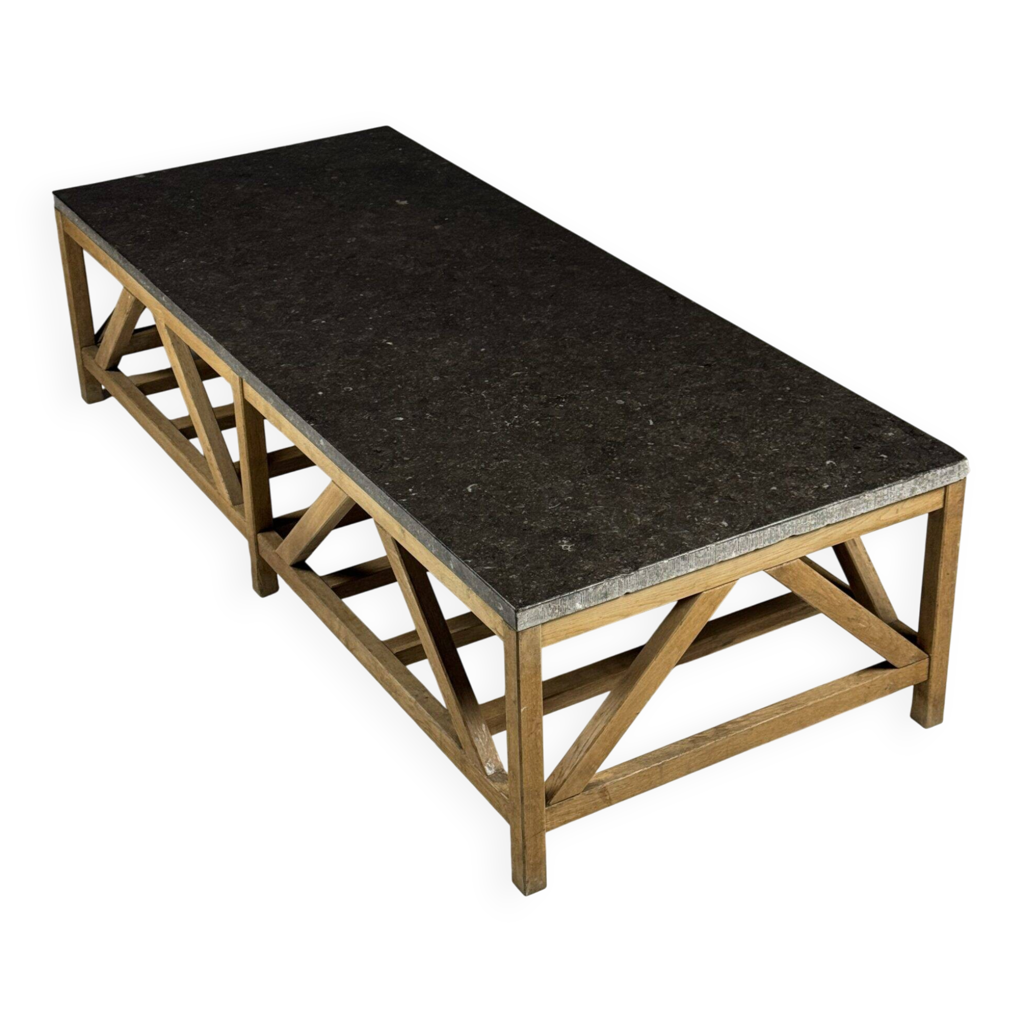 Vintage bluestone coffee table