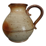 Pyrite stoneware pitcher signed Benoît Prudhomme workshop at the wind 20th century