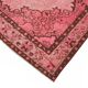 Overdyed Wool Vintage Handmade Carved Rug 172 cm x 290 cm