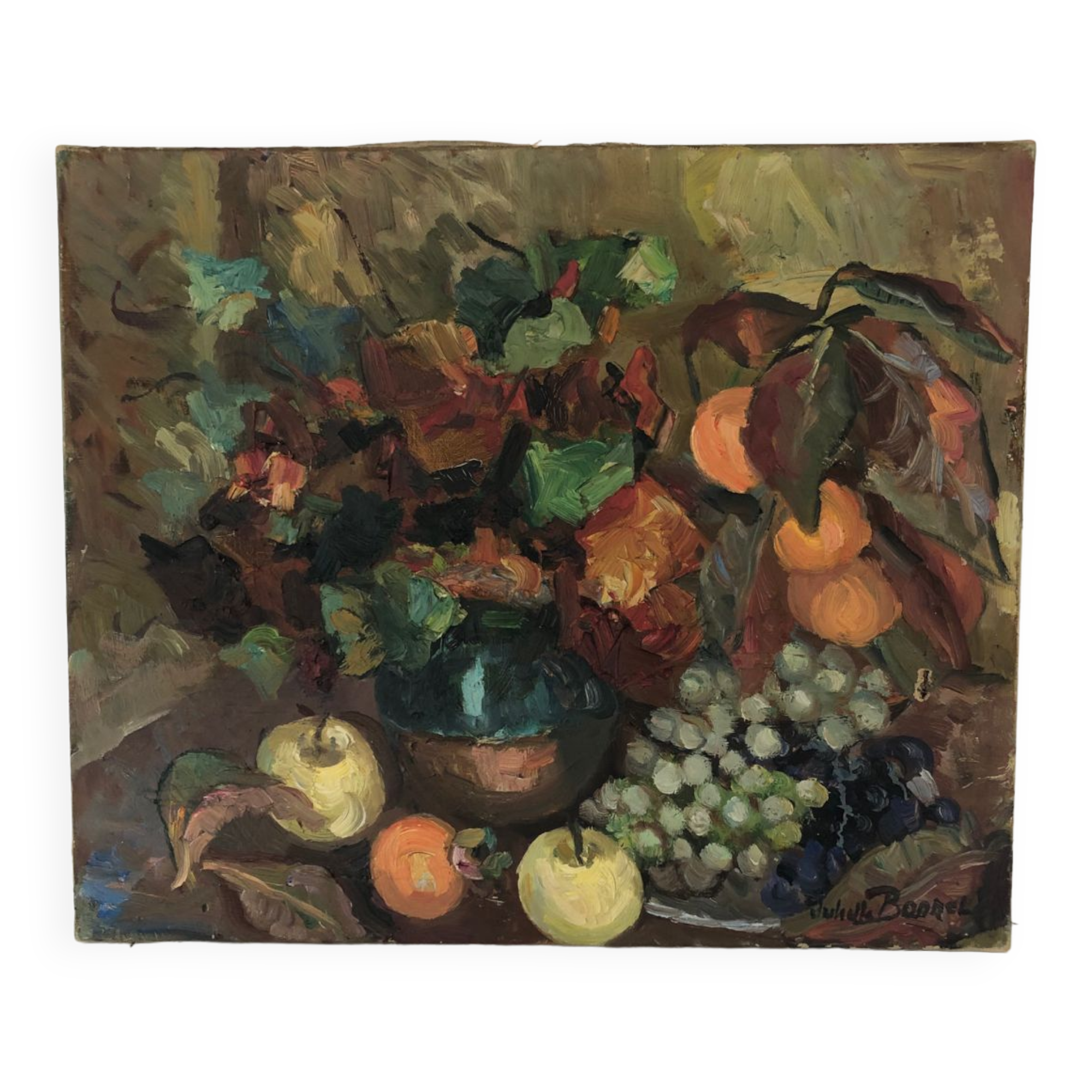 Tableau nature morte fruits