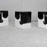 "Elephant" stools, Vincent Darré for Monoprix, 2021. Set of 3.