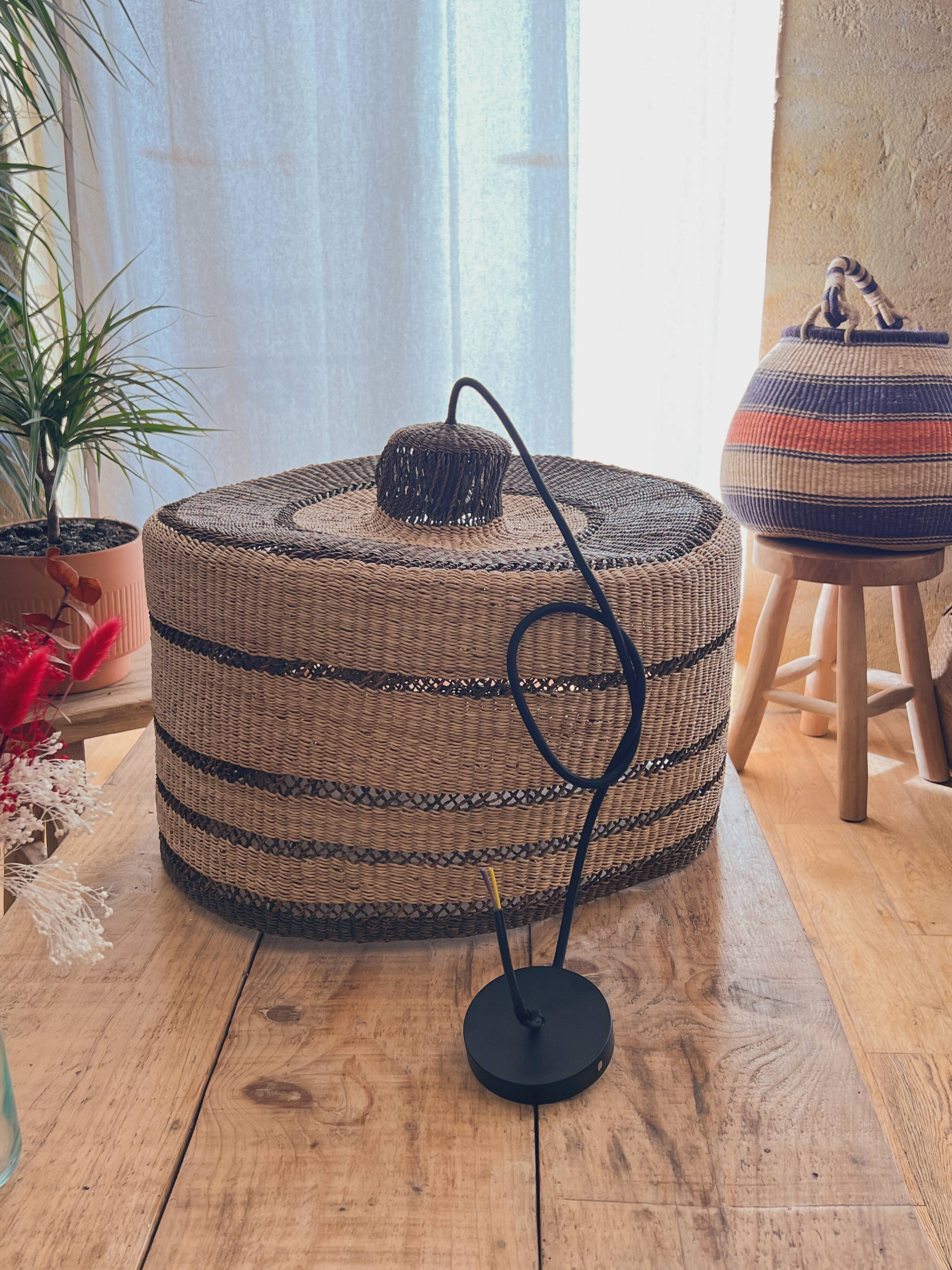 Large Boga Woven Hanging (Elephant Grass, Ghana)