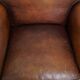 Fauteuil en cuir de mouton de style anglais