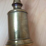 Brass pigeon lamp