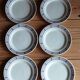 Six antique dinner plates