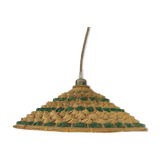 Japanese straw hat pendant lamp