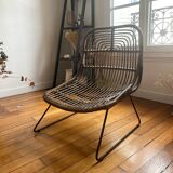 Fauteuil Rotin