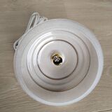 White and gold granite glass pendant light, portable lamp