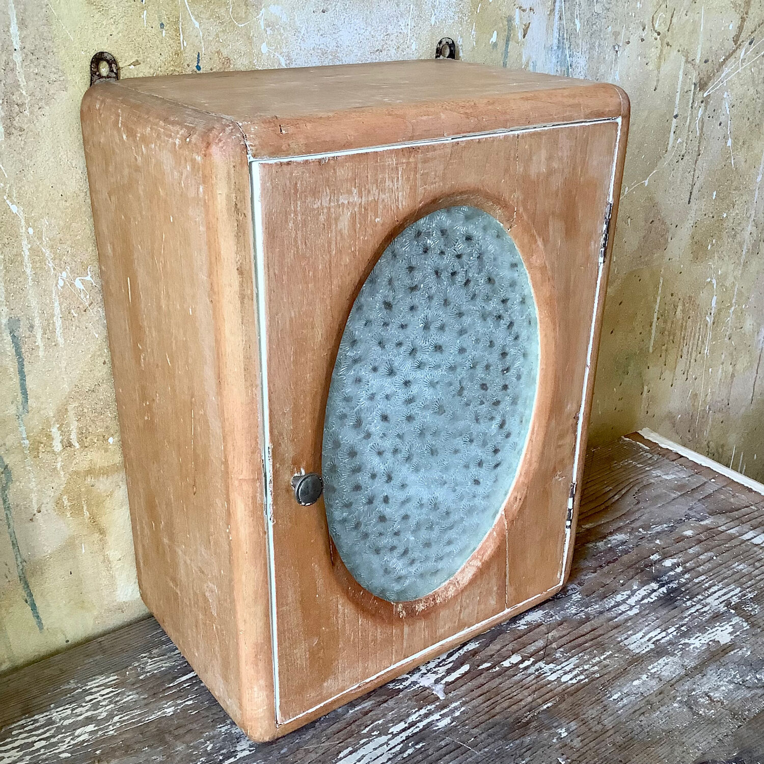 Wooden medicine cabinet