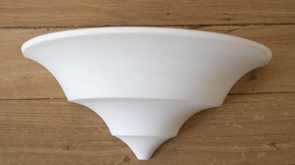 pair of plaster sconces