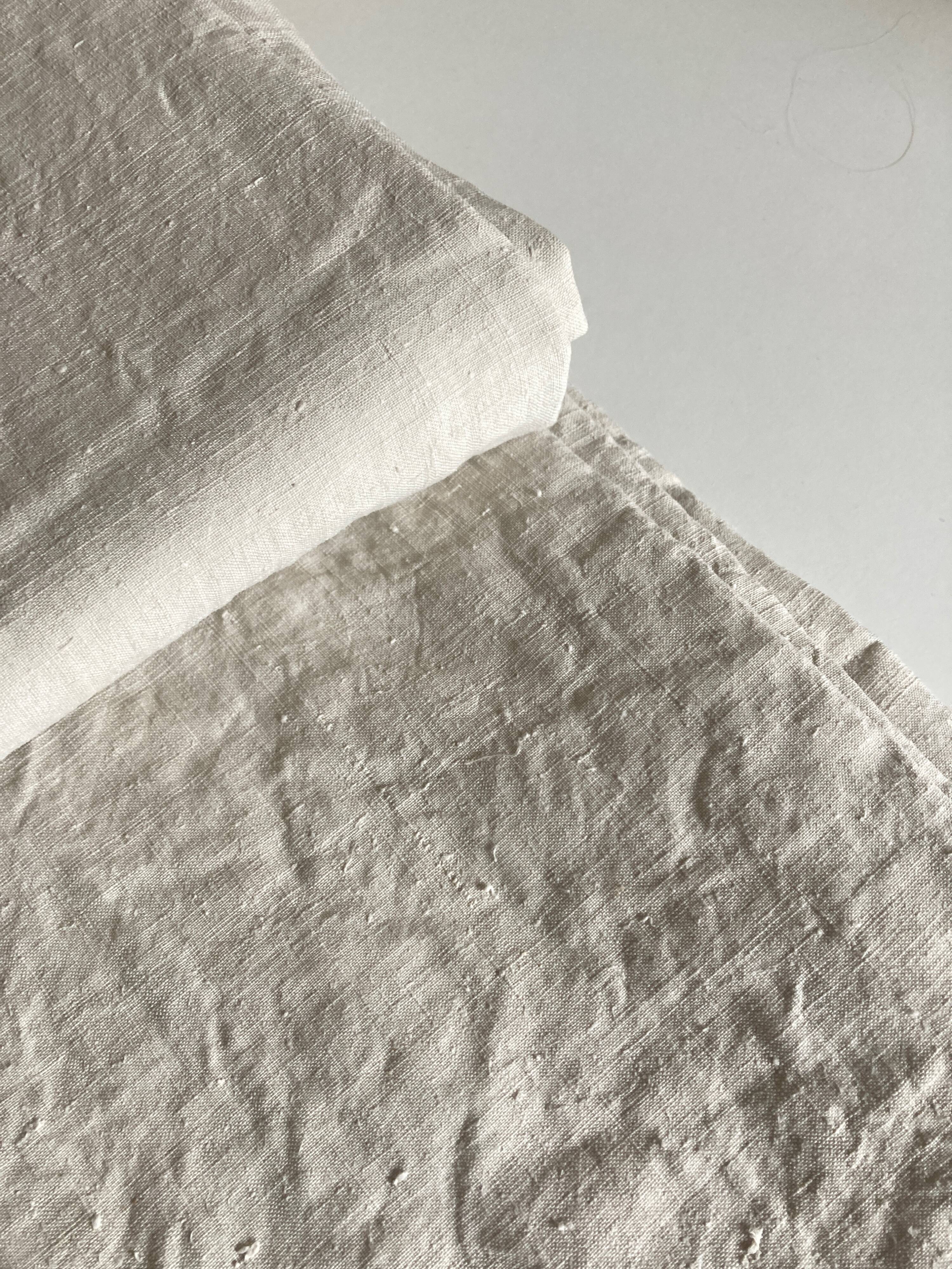 Washed raw linen cloth tablecloth 19th reserve linen L3m45