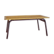 Table basse métal et bois vintage années 60