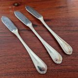 Christofle - Set of 3 fish knives, Spatours model, in silver-plated metal