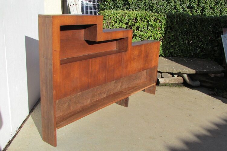Cosy headboard, 30s in walnut