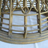 vintage rattan pot door
