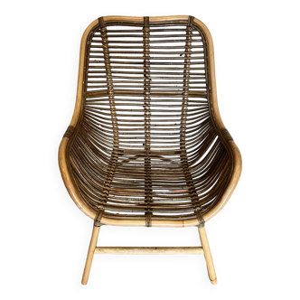 Rattan armchair