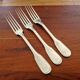 Christofle Set of 3 Versailles model silver-plated table forks