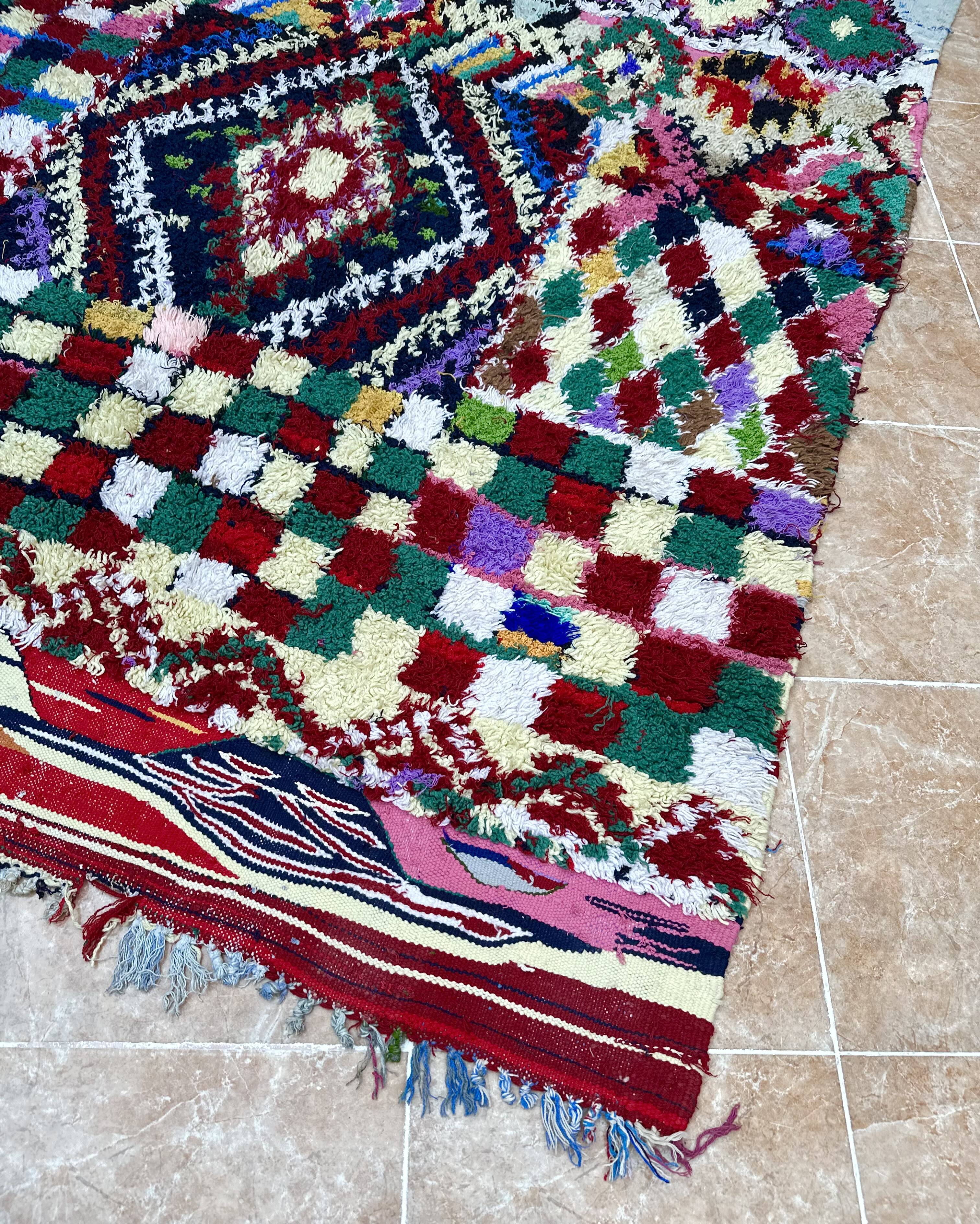 Unique Moroccan Rug - Vintage Art Deco Rug - The Moroccan Rug