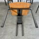 4 old raw design chairs Karl Friedrich Forster model Trix KFF postmodern 70s/80s