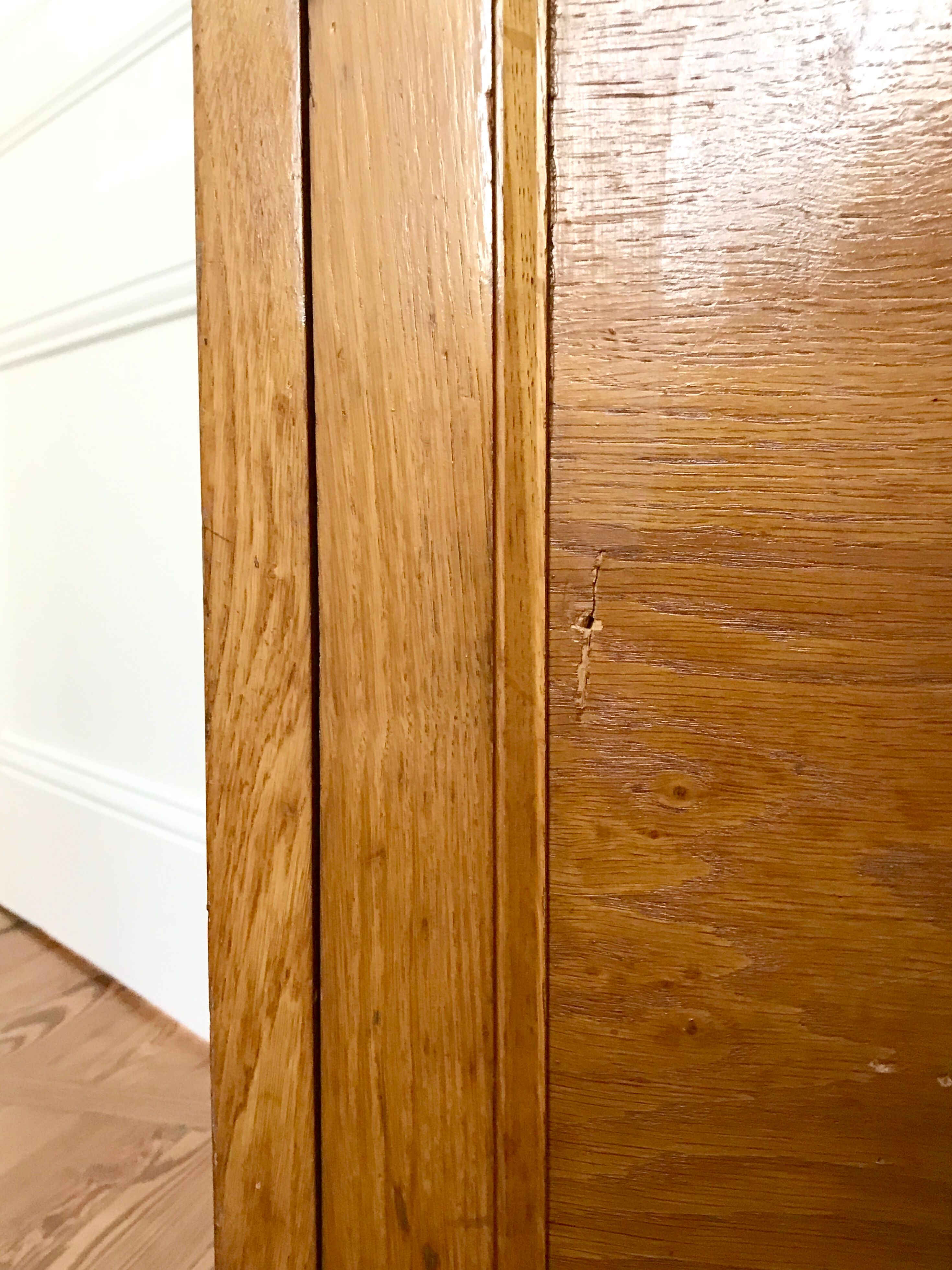 Vintage children's desk of the 40s/50s in oak