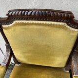 Louis XVI style oak chair