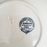 Flat plate Terre de Fer Émile Bourgeois