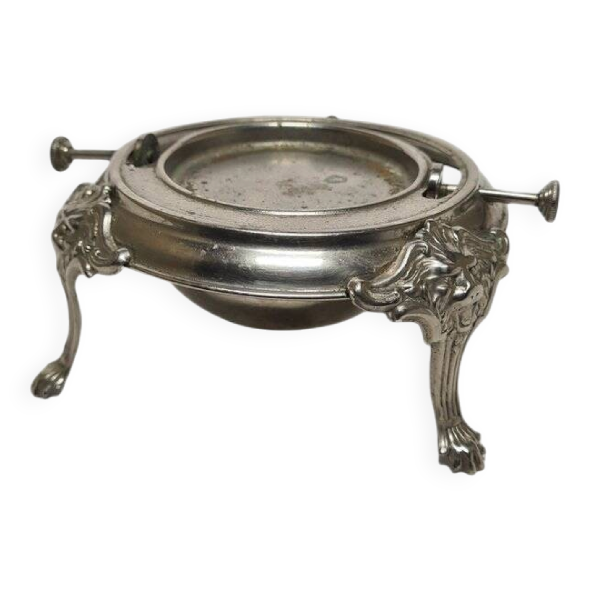 Art Deco brass caviar bowl, Sweden, 1950s
