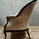 Banquette époque Napoléon III en bois noirci vers 1850