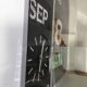 Industrial wall clock "Flap" - Habitat