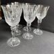 6 Red/White Wine Glasses – Mouth Blown and Hand Cut Crystal