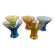 Set of 5 coloured dessert bowls Luminarc