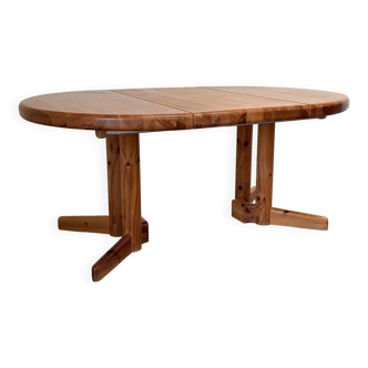 Round / oval dining table by Daumiller, 1970s