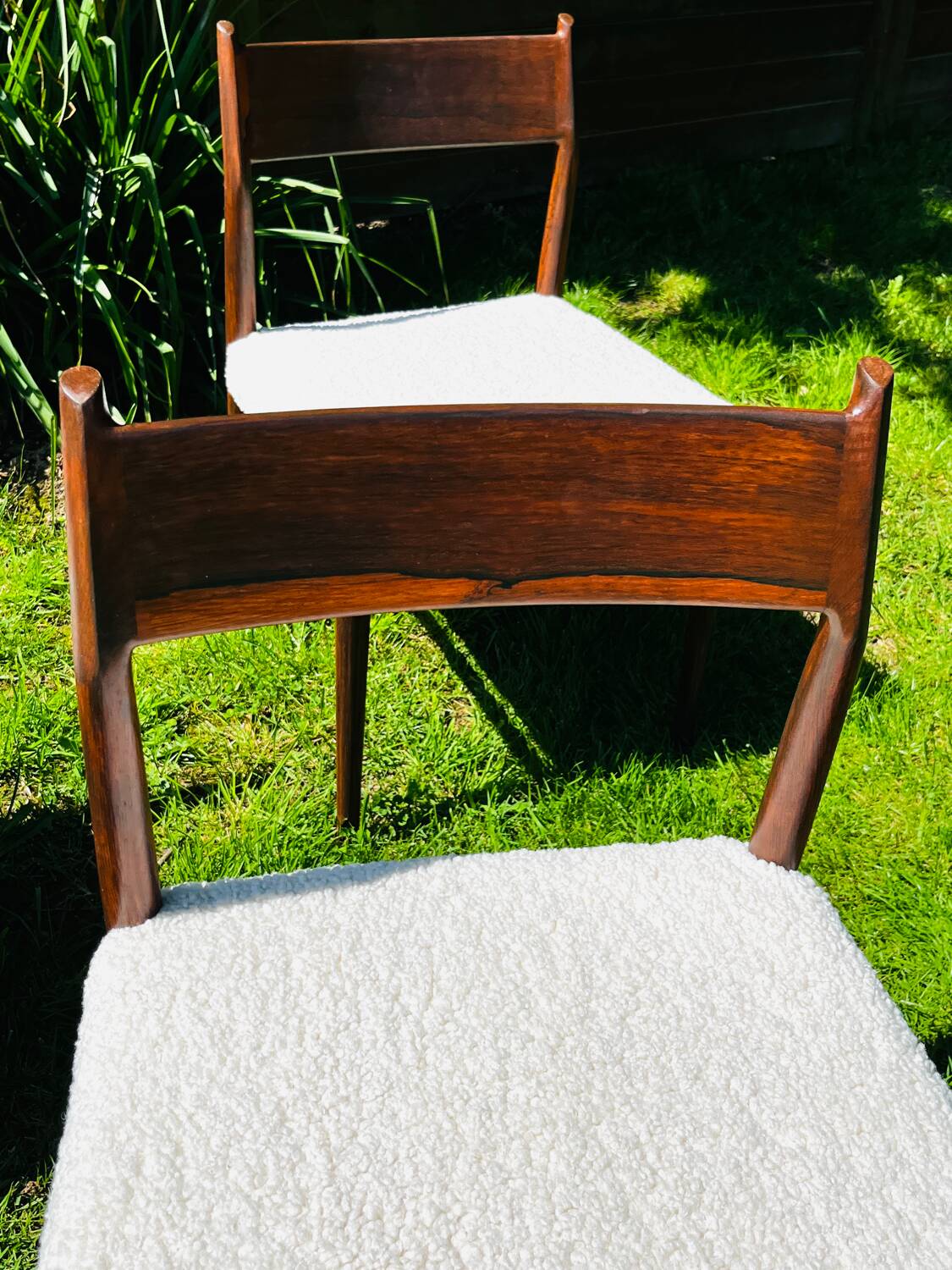5 Danish chairs by Arne Vodder model 418 teak