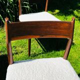 5 chaises Danoises d’Arne Vodder modèle 418 teck